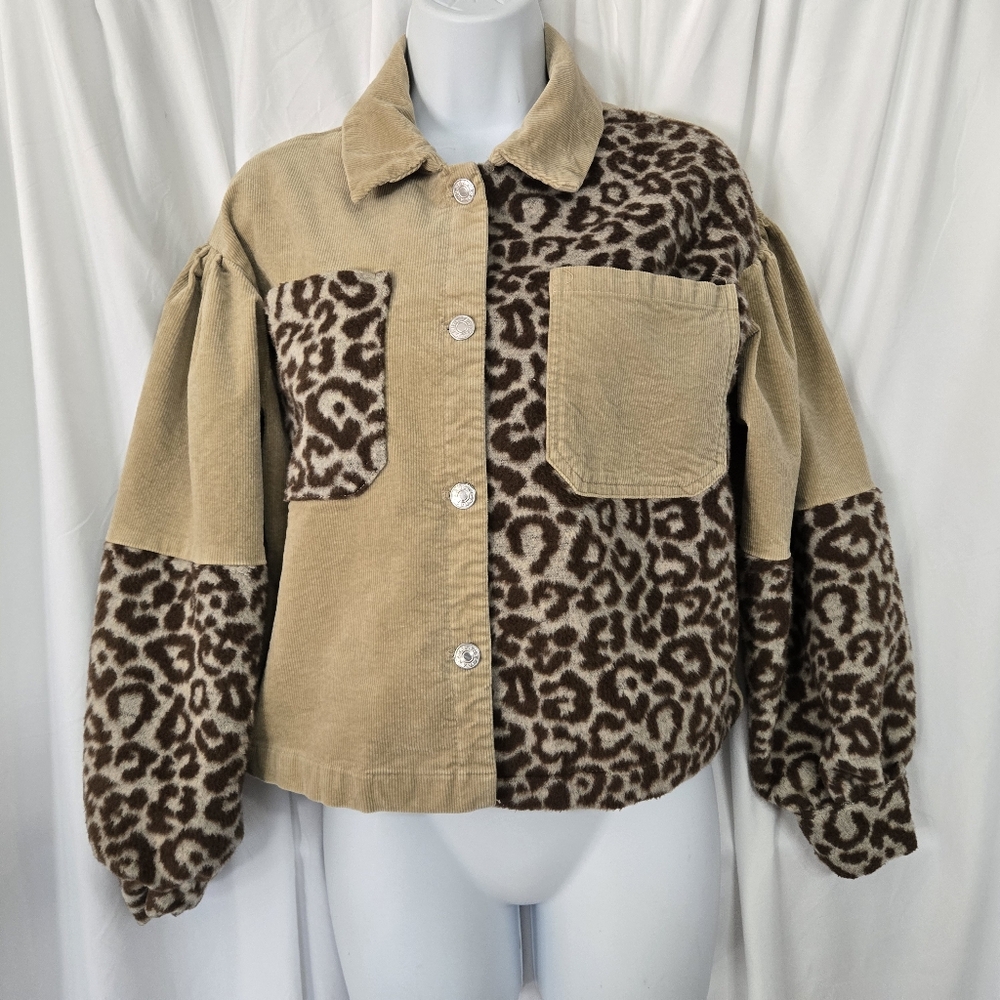 Leopard Print Tan Shacket